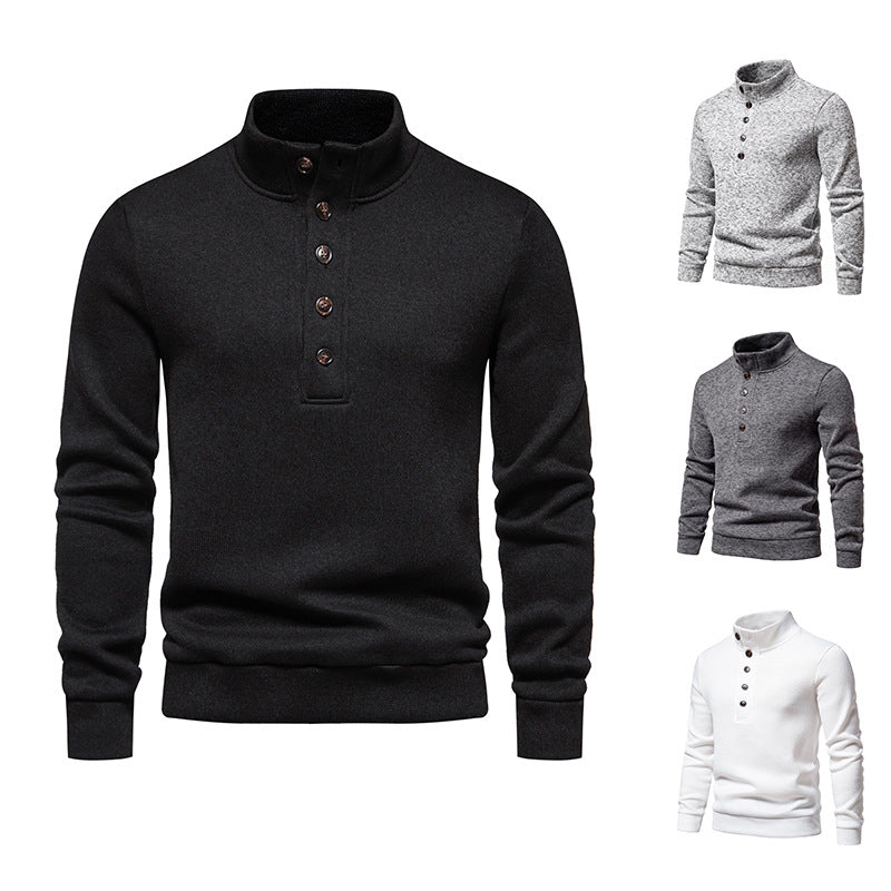 Men's Casual Loose Fit Turtleneck Pullover | Streetwear