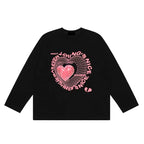 Women's Loose-Fit Thin Long Sleeve Love Sweater