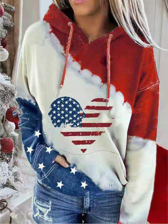 Women's Tie-Dye Long Sleeve Christmas Sweatshirt | Streetwear