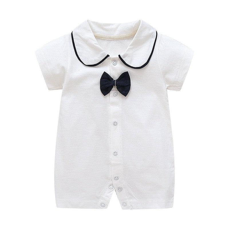 Summer Short Sleeve Cotton Baby Romper Bodysuit