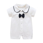 Summer Short Sleeve Cotton Baby Romper Bodysuit