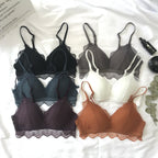 French Triangle Cup Lace Comfort Bra Lingerie
