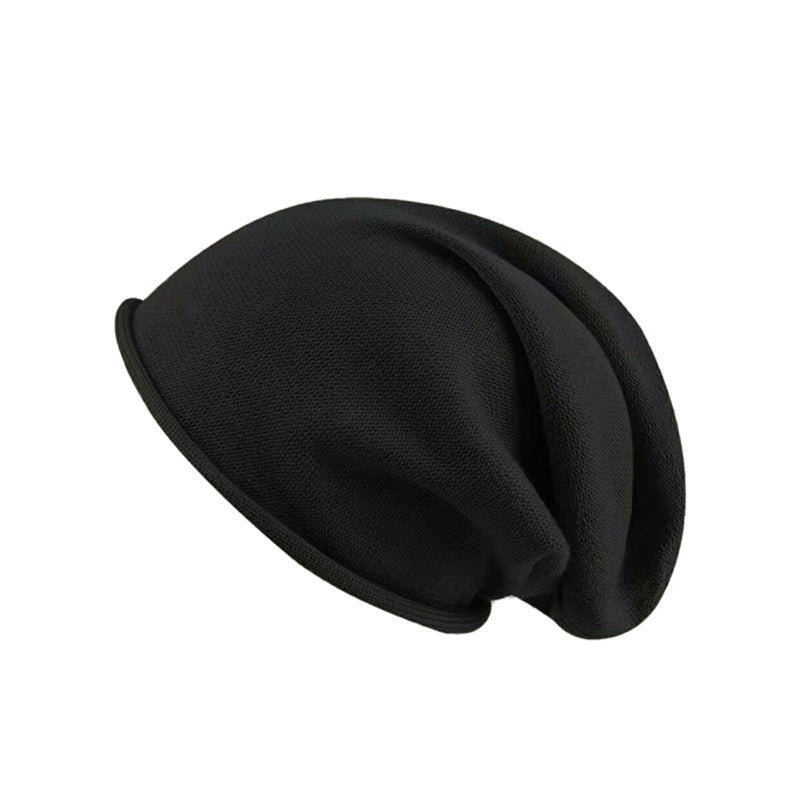 Fashionable Loose Big Head Circumference Beanie Hat | Embroidered Cap