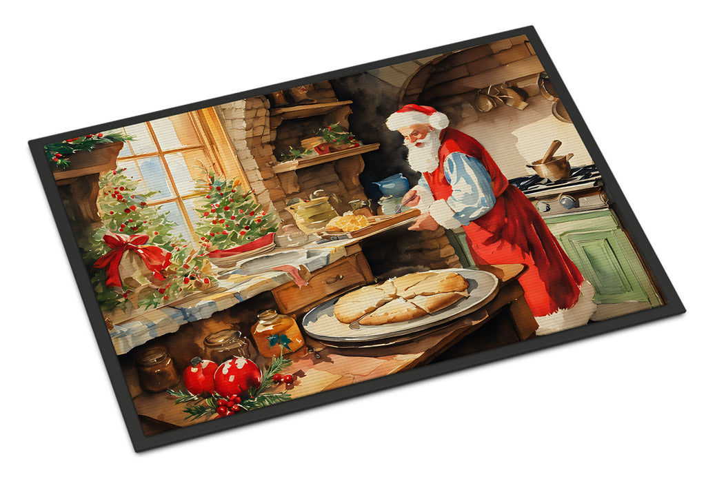 Cookies with Santa Claus Doormat