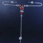 Ruby Rhinestone Thong Waist Body Chain