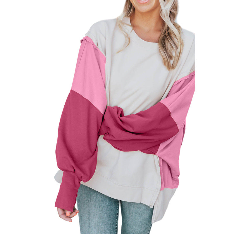 Casual Long Sleeve Round Neck Pullover for Women | Streetwear