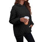 Women's Autumn Solid Color Hooded Sweater