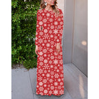 Christmas Printed Dress for Women