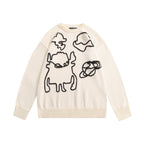 Harajuku Style Couple Jumper Tops