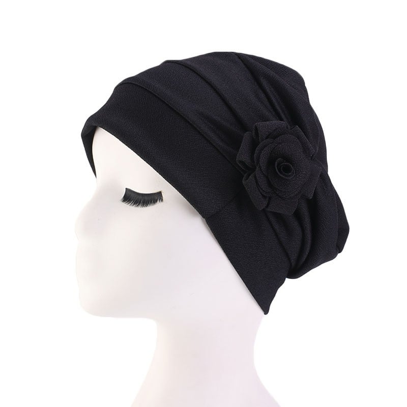 Ladies Flower Bandana Pullover Chemo Hat | Streetwear