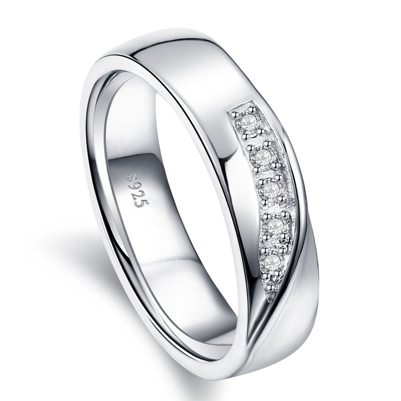 Christmas Silver Ring for Women's Fashion