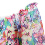 New Long Sleeve Women's Bodysuit Top with Floral Design