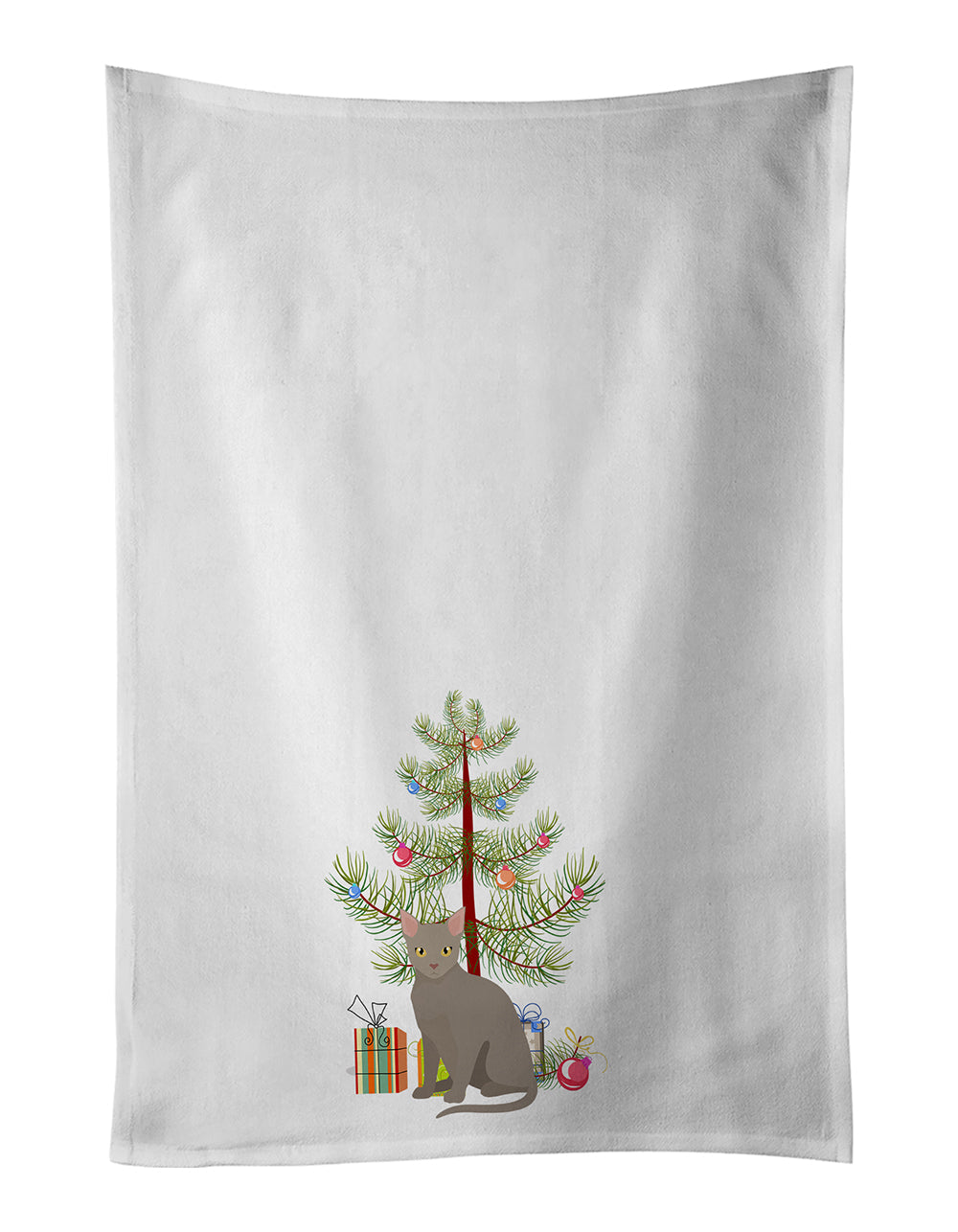 Malayan Cat Christmas Kitchen Towel Set of 2