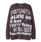 Men's Retro Fashion Sweater with Contrast Color Tassels
