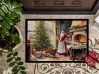 Cookies with Santa Claus Doormat