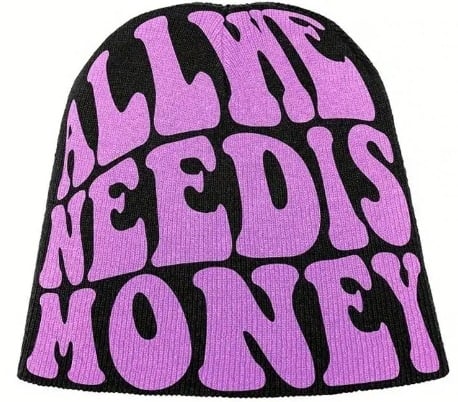 Hip Hop Style Knitted Letter Beanie Hat for All | Embroidered Cap