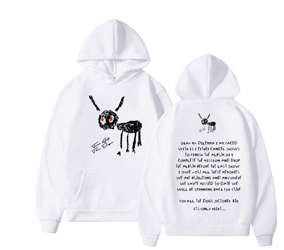 Korean Style Women's Cute Printed Hooded Pullover | Streetwear
