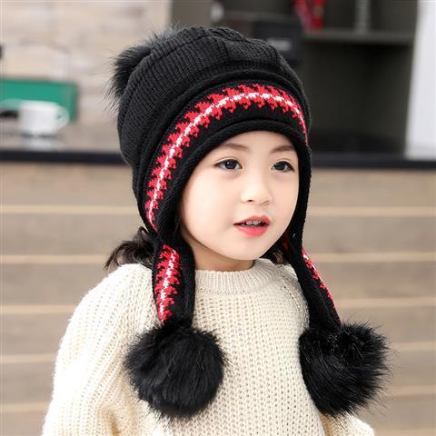 Cute Fleece Hat for Parents and Children | Embroidered Cap