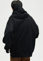 High Street Heavy Fleece-lined Thickened Hooded Sweatshirt | Streetwear