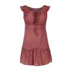 Summer Ruffled Off-Shoulder Dress for Women
