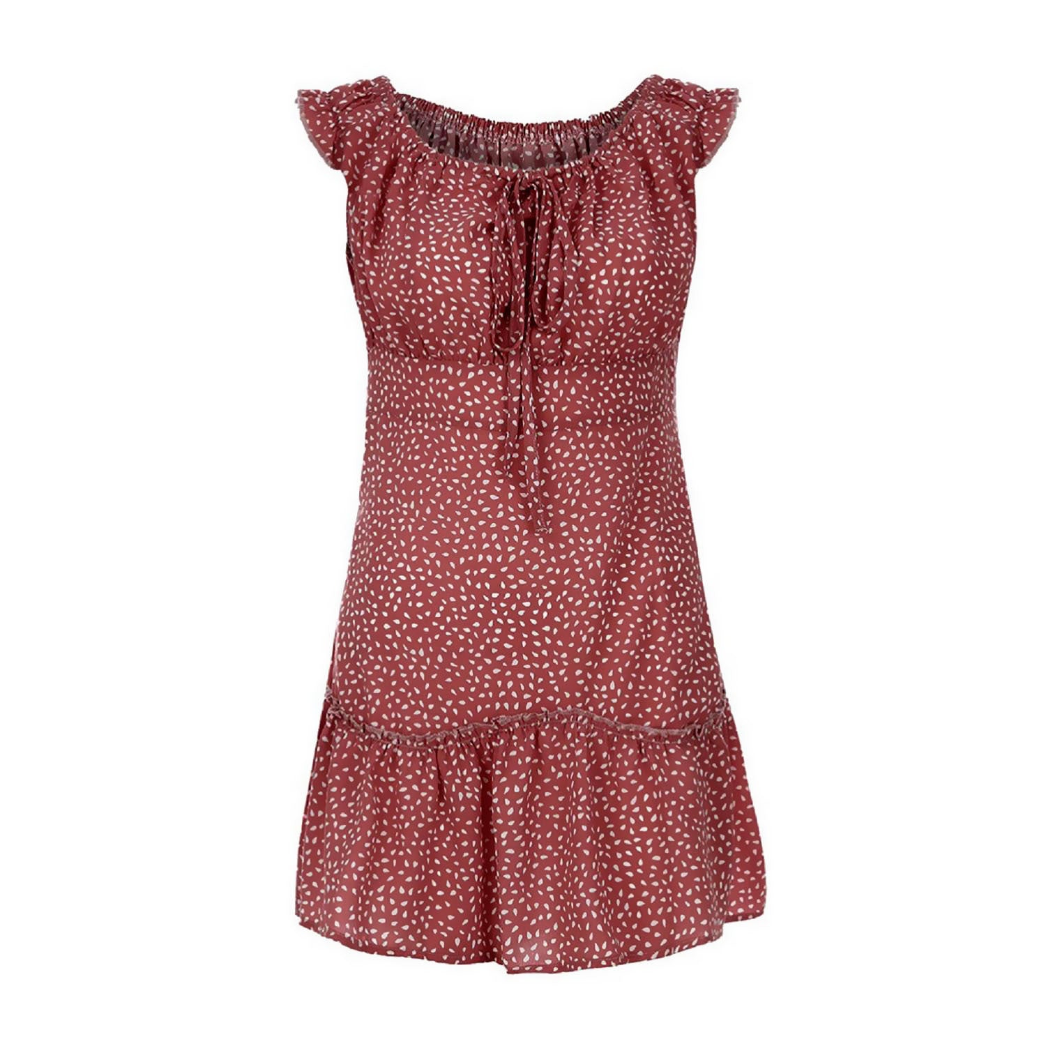 Summer Ruffled Off-Shoulder Dress for Women