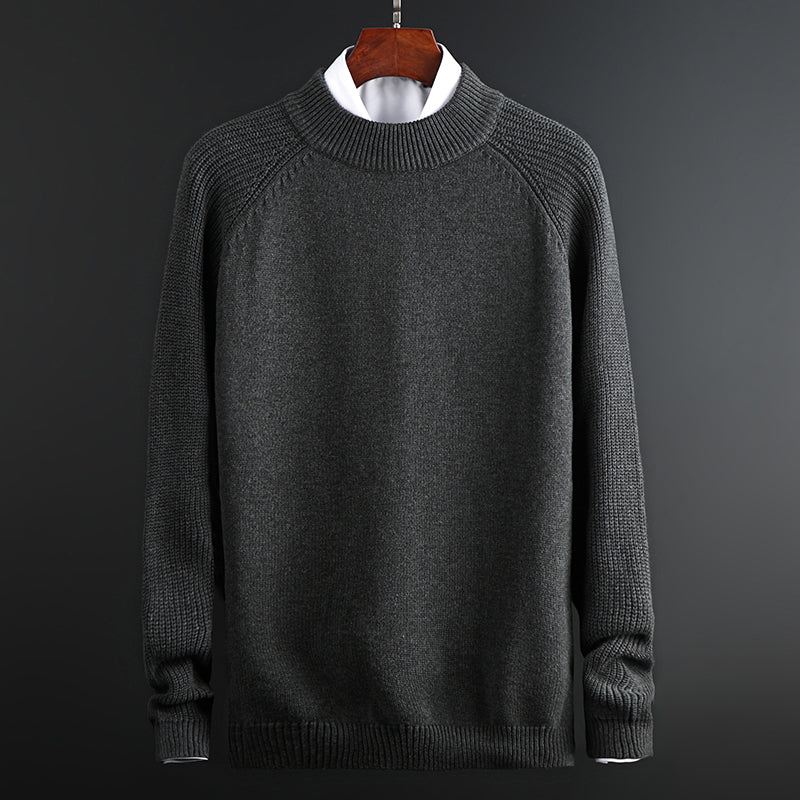 Men's Thick Casual Round Neck Slim Fashion Sweater