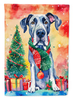 Great Dane Christmas Garden Flag
