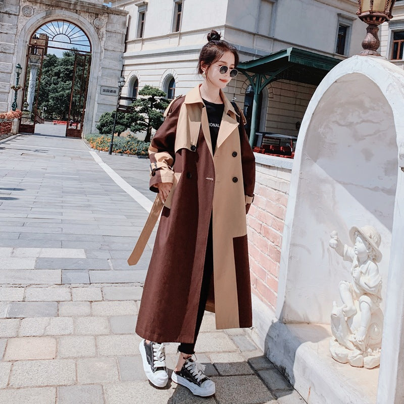 Korean High-End British Style Long Casual Jacket