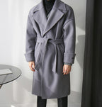 Trendy Thickened Wool Coat for Gentlemen
