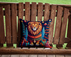 Lion Christmas Throw Pillow