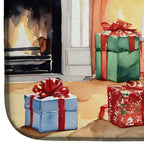 Collie Cozy Christmas Dish Drying Mat