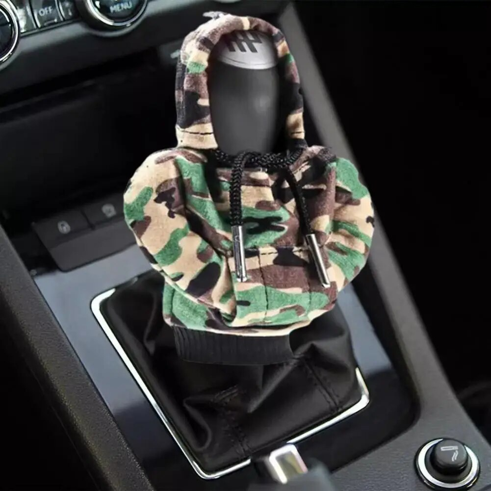 Car Gear Shift Cover Mini Hoodie Gear Shift Cover for Car Shifter Interior Trim | Streetwear