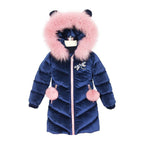 Thickened Mid-length Dragonfly Down Padded Jacket