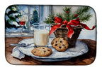Christmas Cookies for Santa Dish Drying Mat