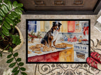 Australian Shepherd Christmas Cookies Doormat