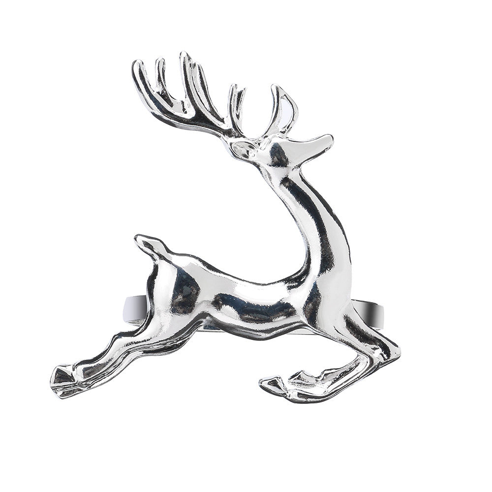 Elegant Deer Napkin Ring for Fine Dining (Christmas Gift)