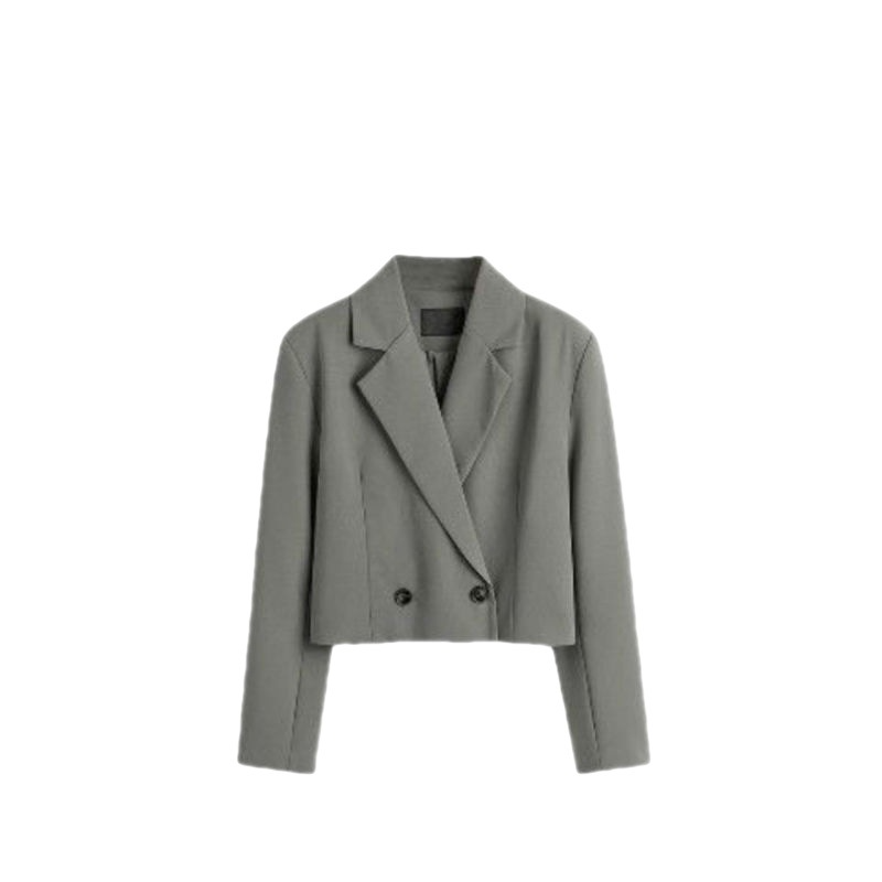 Women's Vintage Wool Blazer - Double Breasted