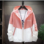 Men's Summer Thin Breathable Sunscreen Hooded Jacket