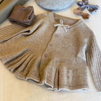 Cute Woolen Sweater - New Girl's Knitted Cardigan