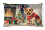 Norfolk Terrier Cozy Christmas Throw Pillow
