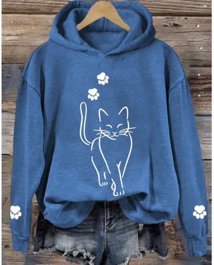 3D Letter Printed Hoodie for Women | Streetwear