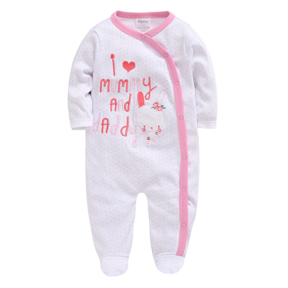 Cotton Long Sleeve Cartoon Baby Bodysuit (New Autumn)