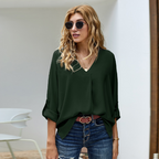 Solid Color Loose Pullover Shirt | Streetwear