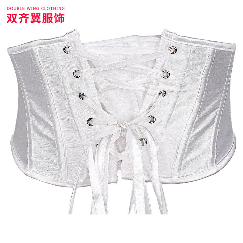 14-Bone Shaping Corset with Satin Finish for Weddings