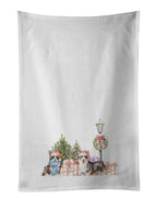 Corgi Duo with Christmas Wonderland Kitchen Towel Set of 2