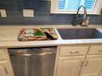 Irish Water Spaniel Christmas Cookies Dish Drying Mat