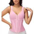 Mesh Waist Slimming Three-Breasted Corset