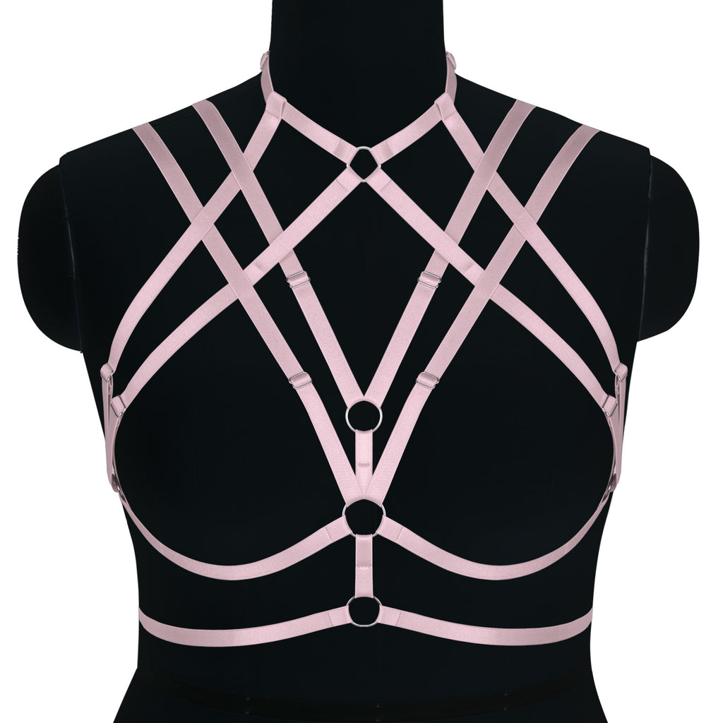 Lace-Up Bralette Top for Plus Size Women