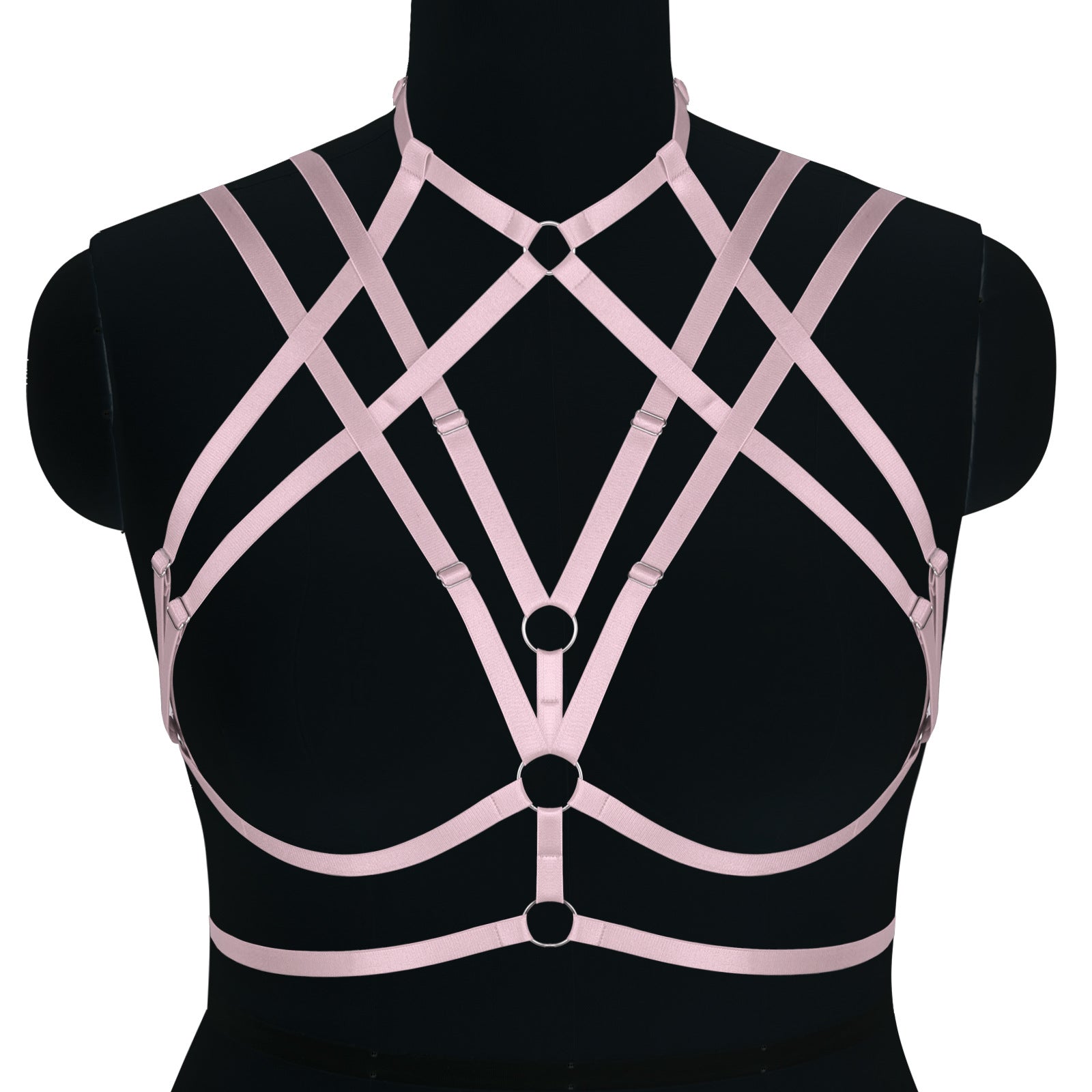 Lace-Up Bralette Top for Plus Size Women