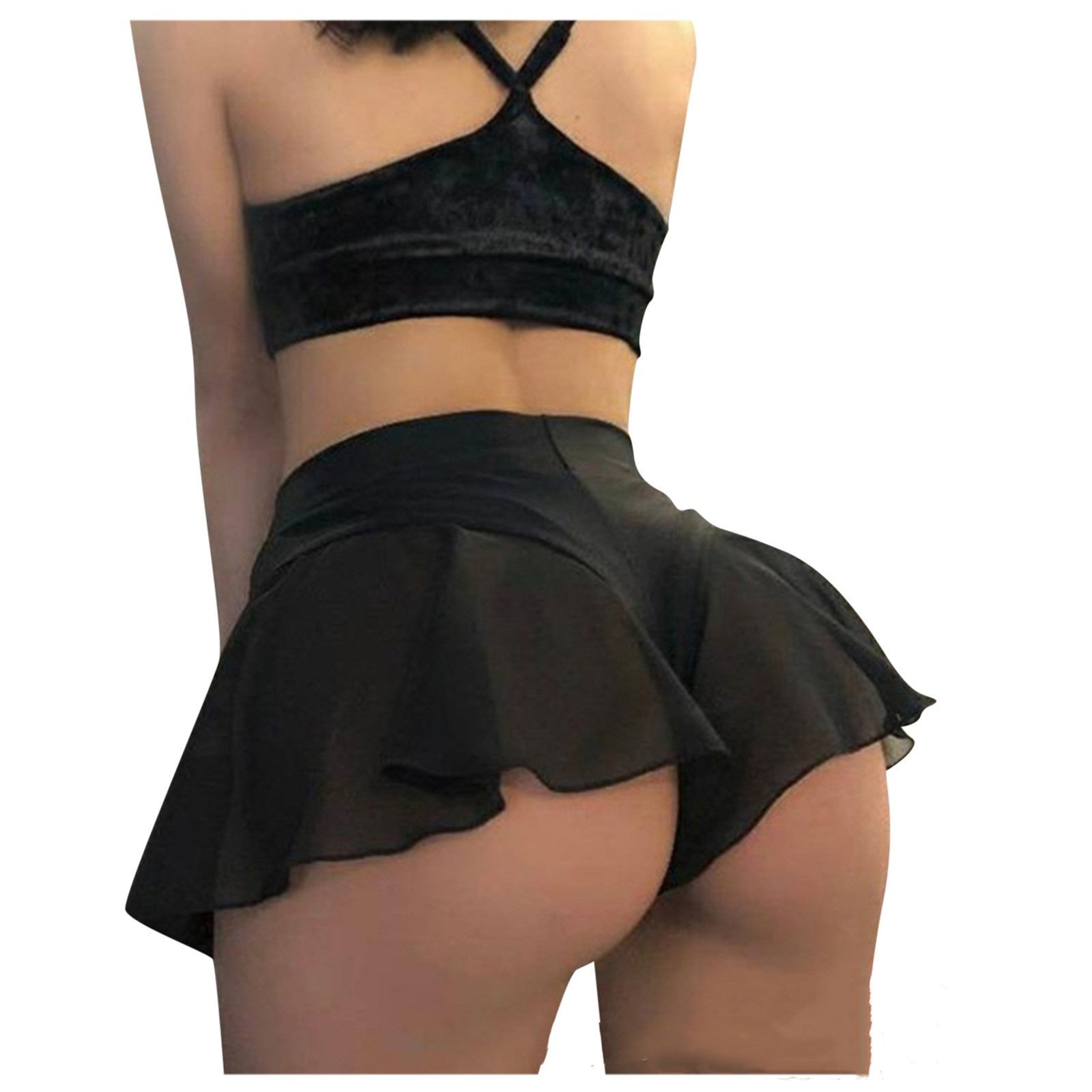 Ladies Ruffle Dance Shorts